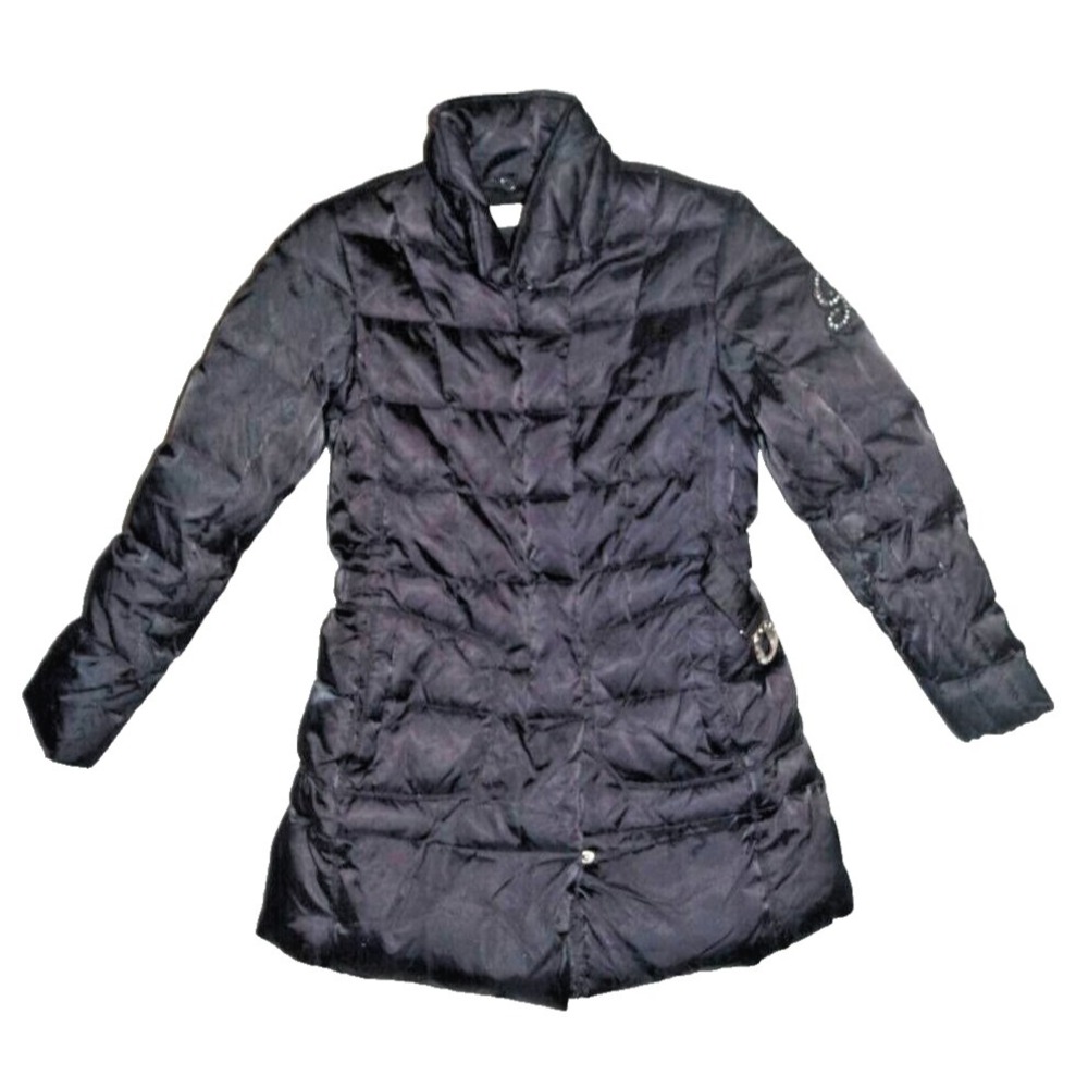 GEOX‎ RESPIRA Girls Black Puffer Coat Jacket Size 8